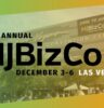 Banner of MJBizCon, which Robin Swan will attend to